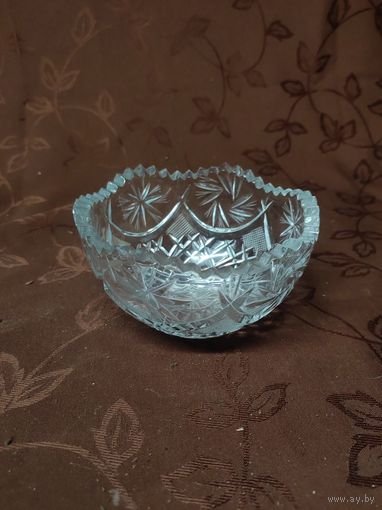 Хрустальная ваза салатник