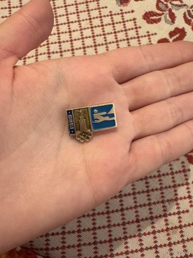 Олимпиада 1980 ЗНАЧОК С РУБЛЯ