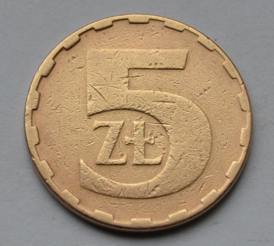 Польша, 5 злотых 1984 г.