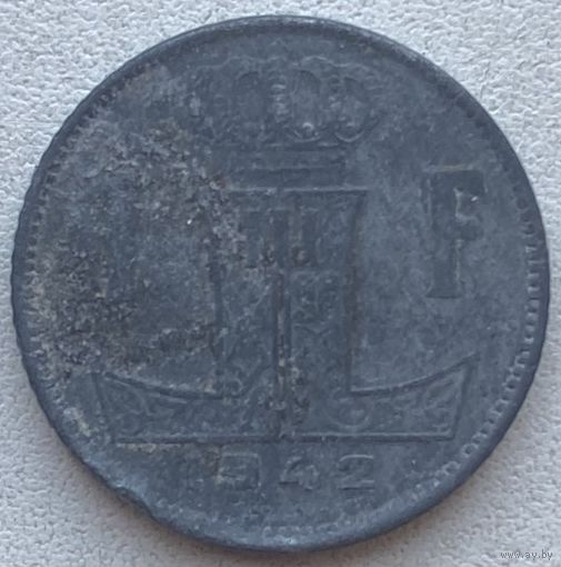 Бельгия 1 франк 1942 г.