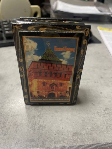 Шкатулка СССР. Роспись, лак, винтаж