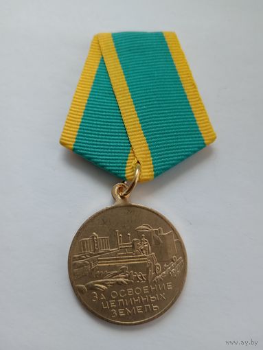 Медаль За освоение целинных земель, копия