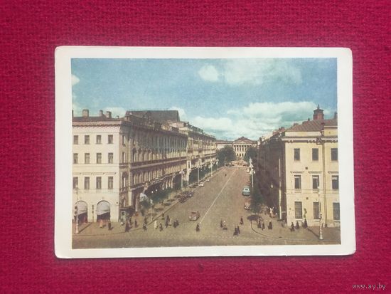 Ленинград. Улица Бродского. Голанда. 1955 г. Чистая.