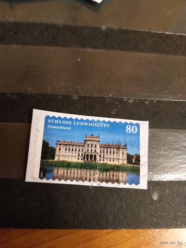 2015 Германия замок Людвигслуст концовка самоклейка  (5-6)