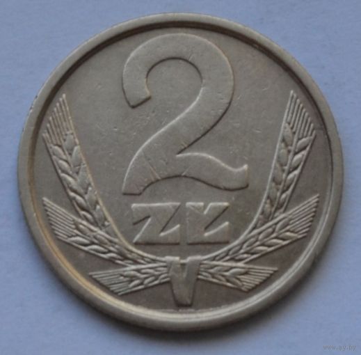 Польша, 2 злотых 1980 г.