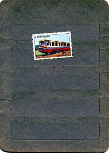 Буркина-Фасо, 1985, ЛОКОМОТИВ, 1м гашеная