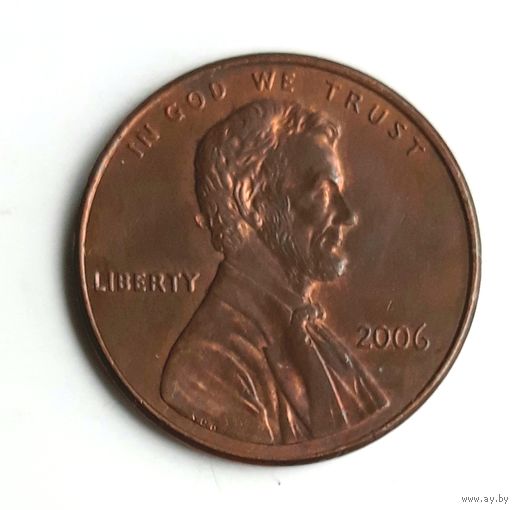 США. 1 цент 2006 г.