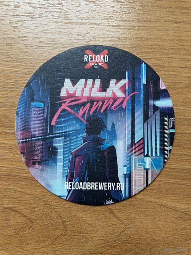 Подставка под пиво пивоварни "Reload" /Россия/ No 2