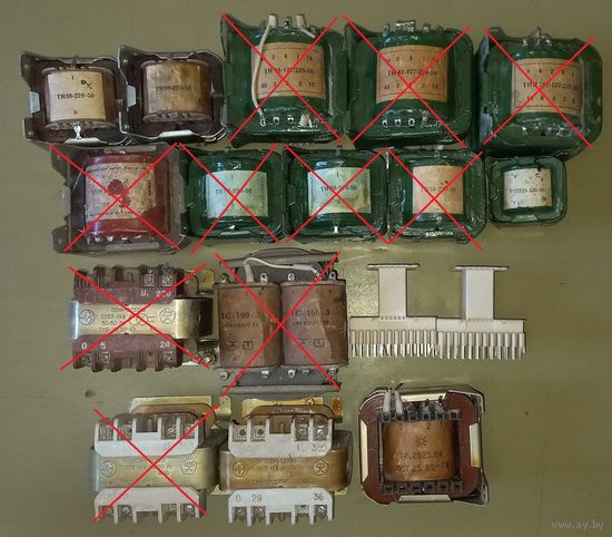 Трансформатор (разные) ТН30, ТН 46, ТН 42, ТПП, ТАН1, ТН36, ТПП225, ОСМ1, ТС-160, 0СВР1, Т2.2525.04, ТС-180, ТП 204, ТА19