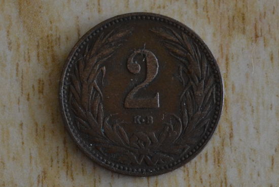 Венгрия 2 филлера 1909