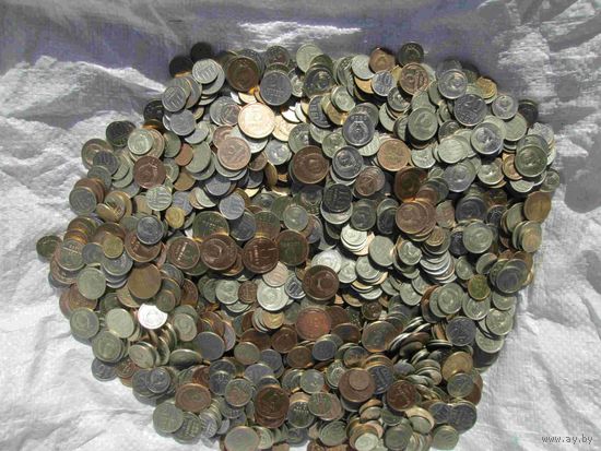 7 кг монет СССР