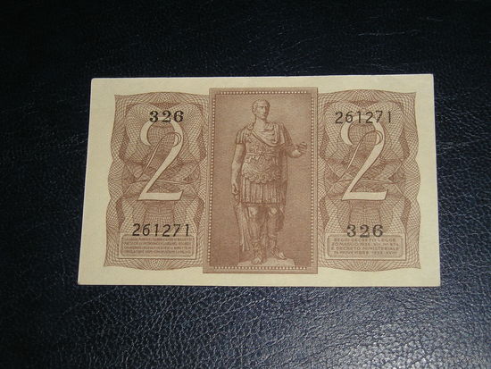 Италия, 2 Лира 1939 Сохран !