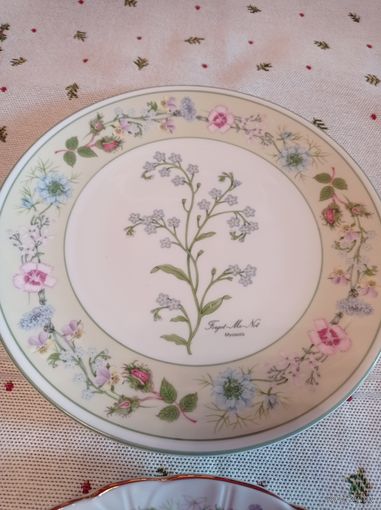 Тарелка десертная от ANSLEY. Англия