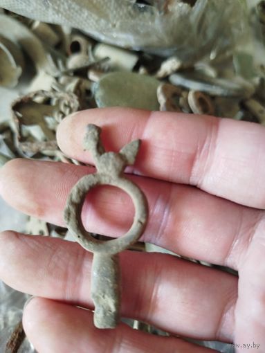 Редкий старинный ключик с петушком,с рубля