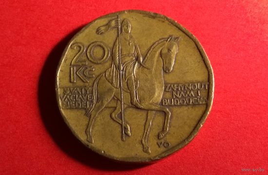 20 крон 1997. Чехия.