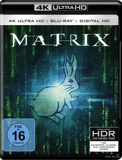 Матрица The Matrix (4K Ultra HD) (+ 2D-Blu-ray remastered) (+ Bonus Blu-ray)