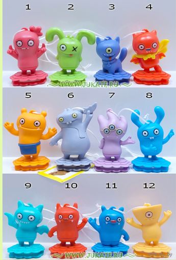 Игрушки из серии "Уродливые куклы" (киндер)