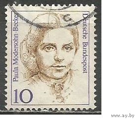 ФРГ. П.Модерсон-Беккер. Художница. 1988г. Mi# 1359.