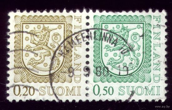 2 марки 1976-77 год Финляндия 785,818