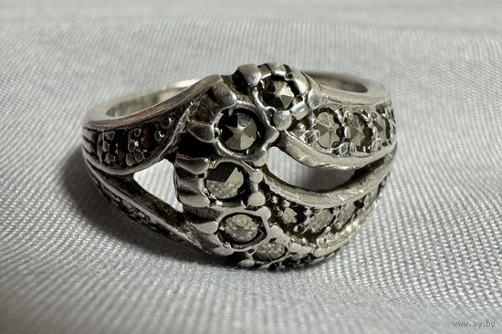 Кольцо серебряное 925 пробы. 2