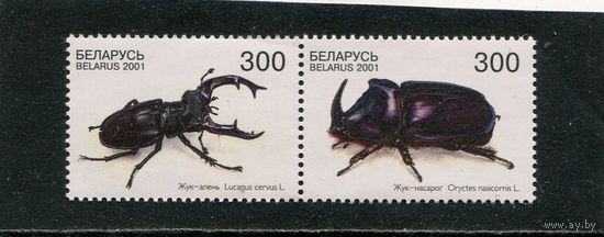 Беларусь 2001. Жуки. Сцепка