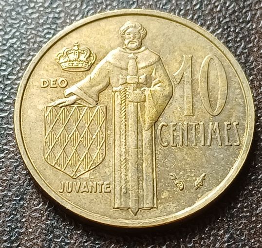 Монако 10 сантимов, 1978    ( 1-4-8 )