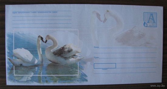 2005 г. Почтовый набор для письма ХМК РБ с бумагой , Лебеди з. 6509-05