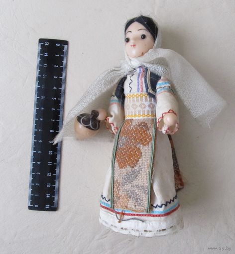 Все лоты с рубля.КУКЛА МОЛДАВАНКА С КУВШИНОМ,СССР,не частая