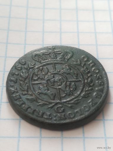 3 гроша 1766 (МА8*)