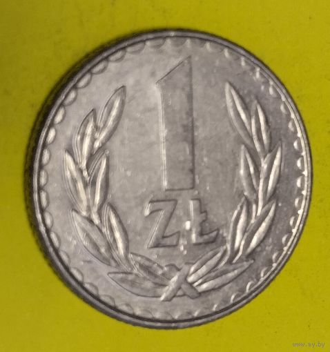 Польша 1 злотый 1987