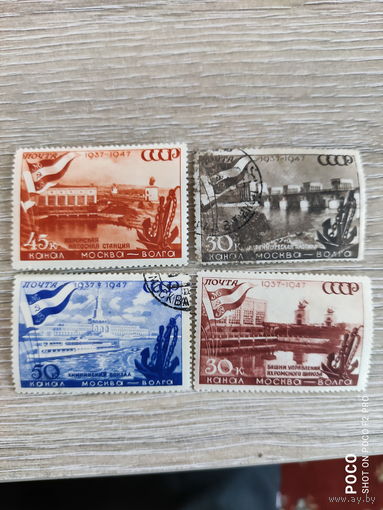 Канал Москва-Волга 1947