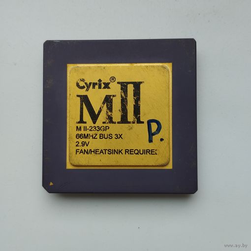 Керамический Ретро процессор CYRIX M II-233GP.