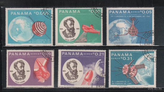 Панама-1966(Мих.942-948) ,  гаш., Космос(полная серия)