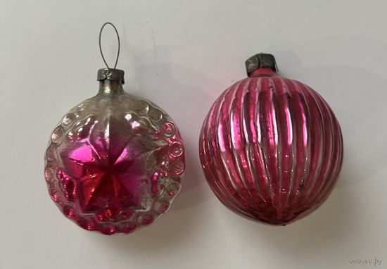 Елочная игрушка Звезда агитация СССР цена за все К.10