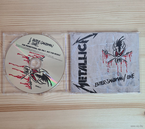 Metallica - Enter Sandman / One (Promo CD, UK, 1993, лицензия)
