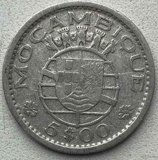 Мозамбик 5 эскудо 1960 г.