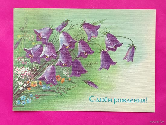 С днём рождения! Чистая. 1988 года. Куртенко. 1028.