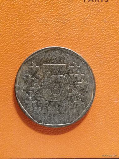 Финляндия, 5 марок 1976 год, KM# 53
