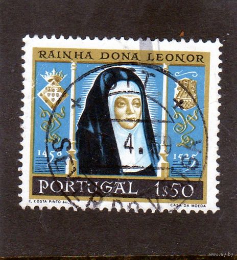 Португалия. Ми-873.Королева Леонор (1458-1525). 500 лет со дня рождения.1958.
