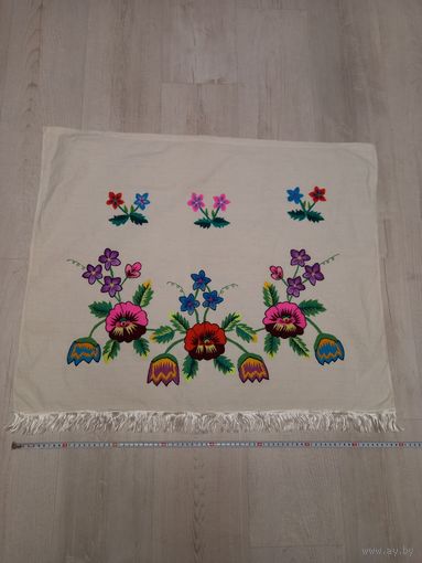 Занавеска вышитая старинная