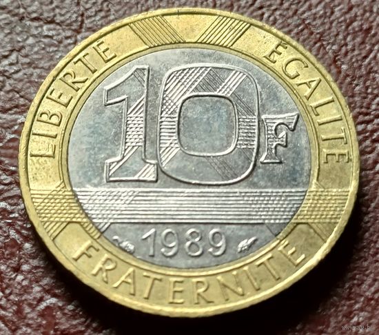 Франция 10 франков, 1989    ( 1-11-1 )