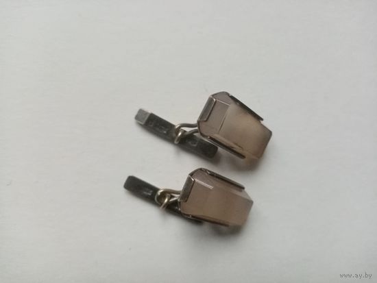 ЗАПОНКИ СЕРЕБРО (875-ПР)