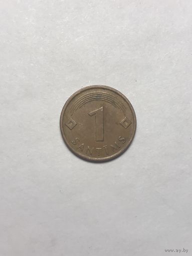 1 сантим 1997 Латвия