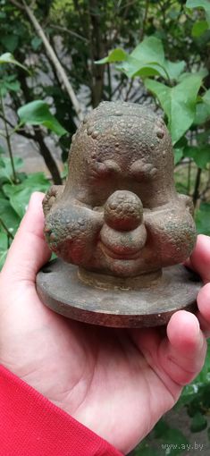 СТАТУЭТКА БЮСТ БРОНЗА ЛАТУНЬ ВЕС 1 КГ 130 ГР ! НА  ФОТО . ОРИГИНАЛ  .  Распродажа Коллекции !!! . Экспресс  Аукцион  не с рубля без МПЦ и прочего 3 ДНЯ  .Много лотов в продаже .