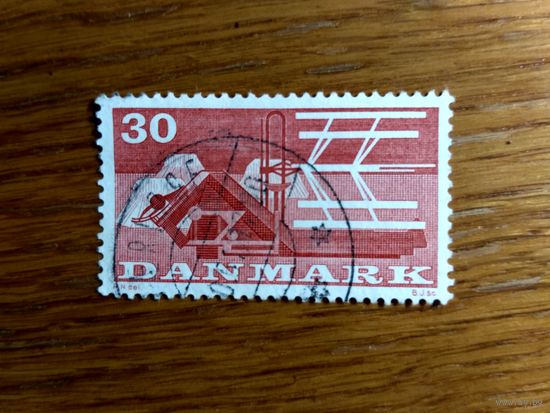 Дания. Первая датская продовольственная ярмарка. Комбайн. 1960