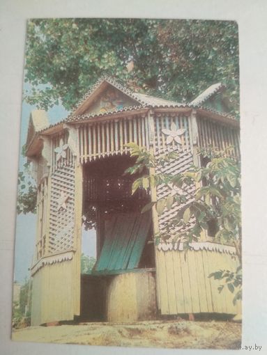 Карманный календарик. Колодцы Молдавии . 1988 год
