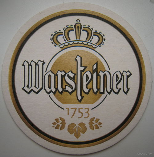 Подставка под пиво (бирдекель) Warsteiner. В ассортименте. Цена за 1 шт.