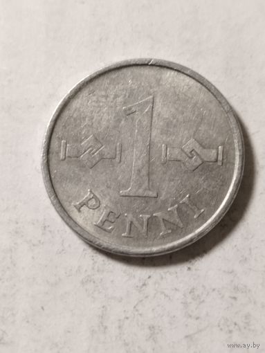 Финляндия 1 пенни 1973