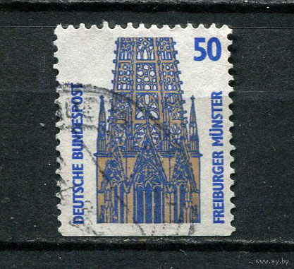 ФРГ - 1987/1992 - Стандарты 50Pf - [Mi.1340D] - 1 марка. Гашеная.  (LOT EC50)-T10P24