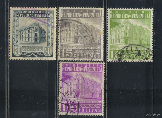 Венесуэла 1955-8 Главпочтамт Каракас #1093,1198.1207,1226
